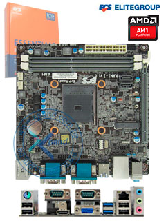 Placa Madre ECS AMD KAM1-I S/V/L MINI-ITX (AM1)