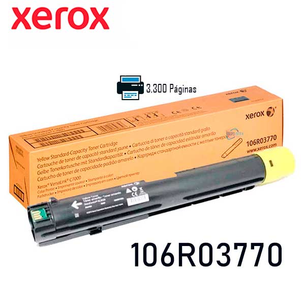 TONER XEROX 106R03770 AMARILLO