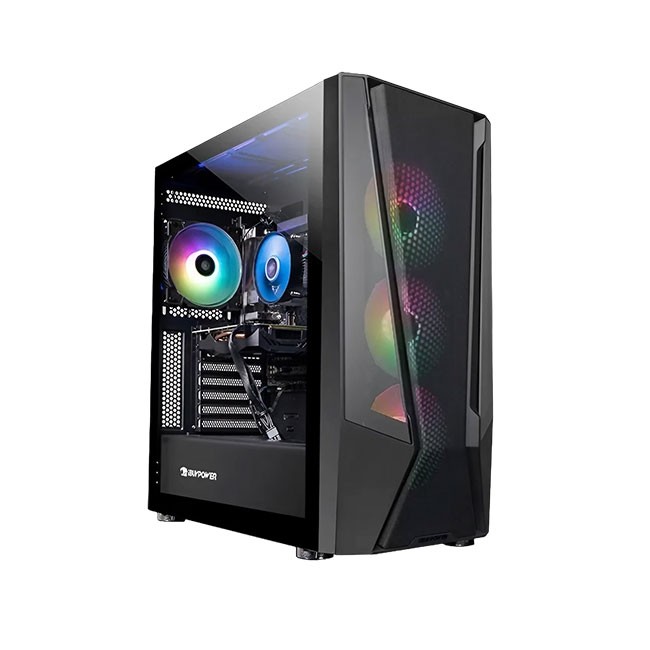 PC iBUYPOWER Fury Gaming, Intel Core i5-12400 Hasta 4.4 GHz, RAM 16GB, SSD 500GB, Video 4GB NVIDIA GTX 1650, Wi-Fi 6, Windows 11 Home