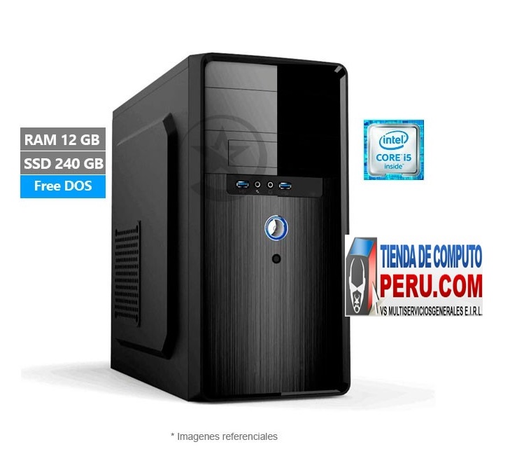 PC MAGIC Office Master, Intel Core i5 6500 3.6 GHz, RAM 12GB, SSD 240GB, Wi-Fi, USB 3.0, Teclado y mouse