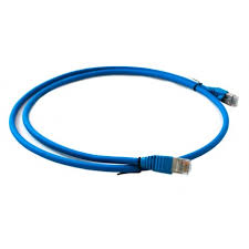 Patch Cord UTP AMP CommScope Categoria 6A de 3 mts ( 1711817-3 ) Azul / Rojo / Gris