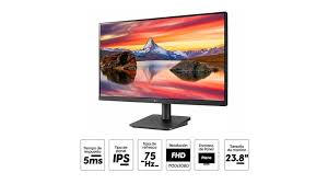 monitor lg 24ms500-b 23.8 fhd ips (1920x1080), hdmi x2 / headphones-out x1[@@@]relac