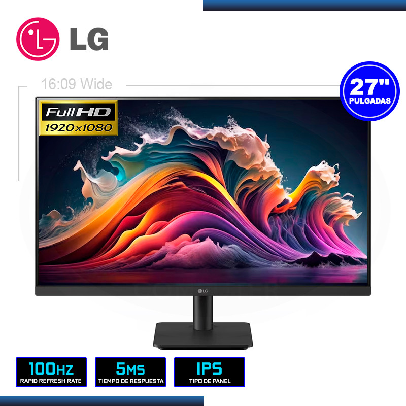 MONITOR LED 27? LG 27MS500-B, 1920x1080, FHD, IPS