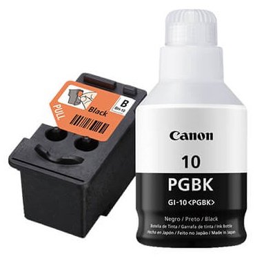 PACK CABEZAL CANON BH-10 NEGRO + TINTA GI-10BK