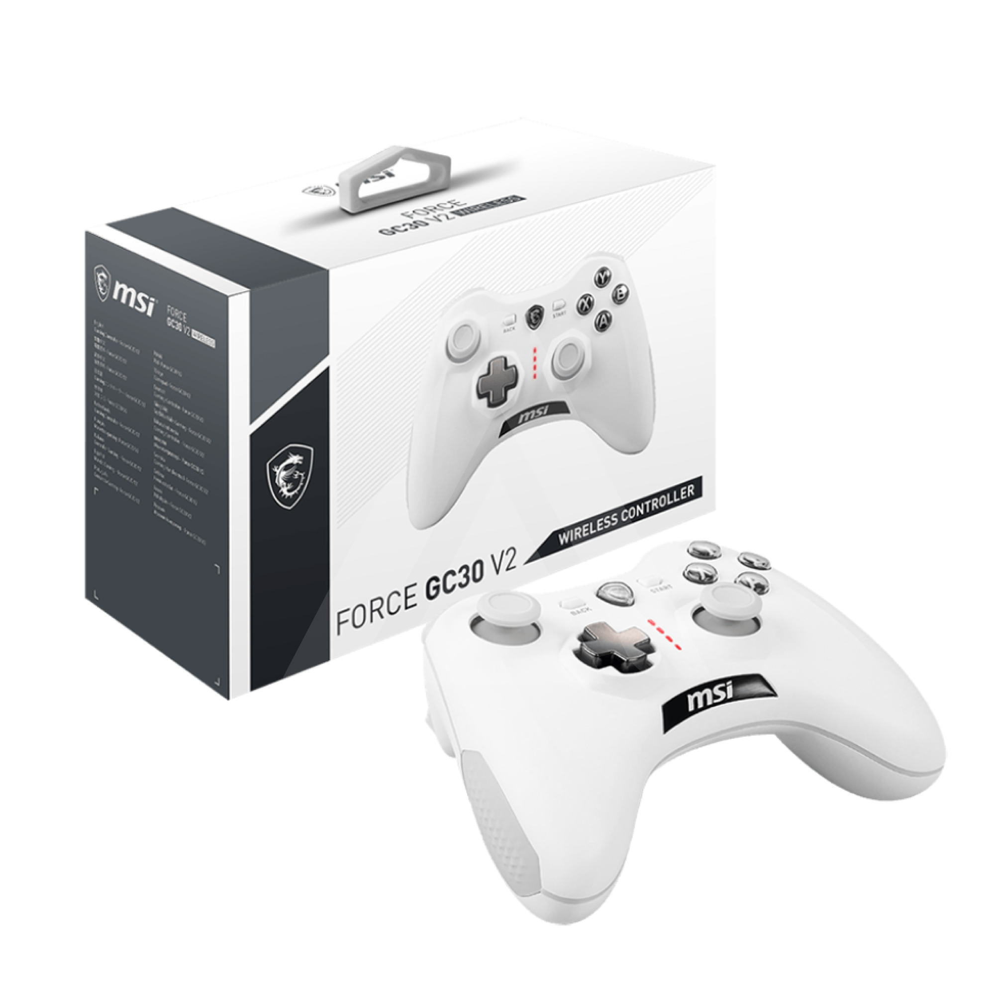 ACCESORIO MSI FORCE GC30 V2 WHITE GAMING CONTROLLER