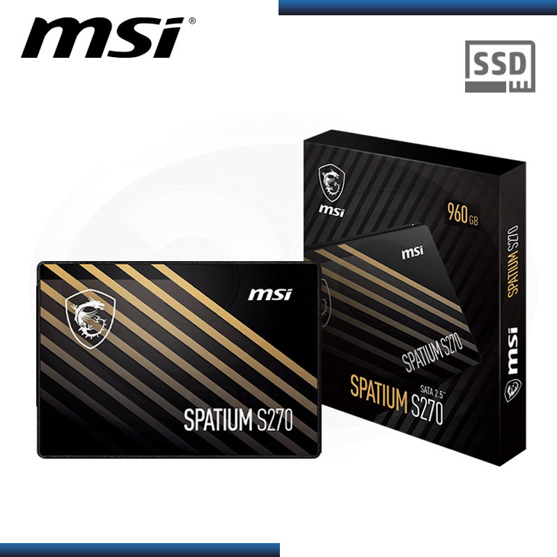 DISCO DURO MSI SPATIUM-S270-SATA-2.5-960GB