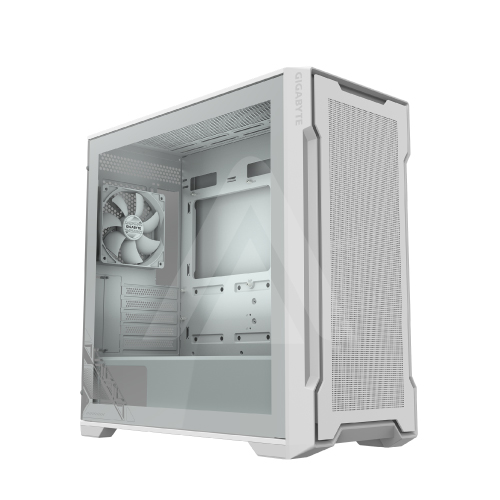 CASE GIGABYTE C102 GLASS ICE MID TOWER WHITE PLASTIC STEEL