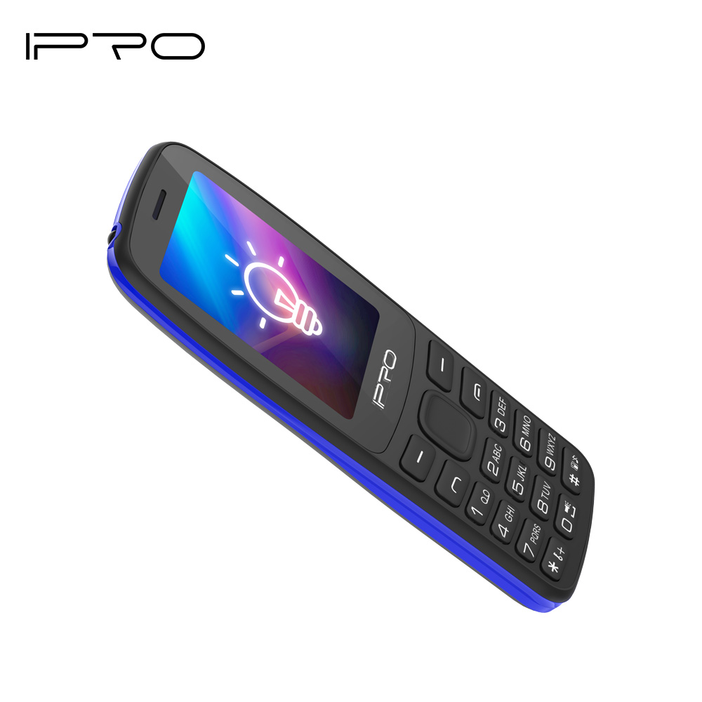 CELULAR IPRO A25, 2.4", 1000MAH, 2G, BLACK/BLUE