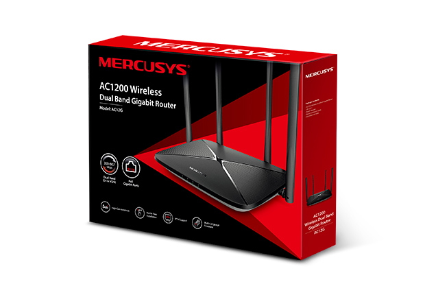 ROUTER Wireless DUAL BAND AC1300 AC12G MERCUSYS Gigabit