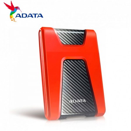 DISCO EXTERNO A-DATA HD650 2.5", 2TB, USB3.2, 5Gb/s, AHD650-2TU31-CRD, ROJO, Antigolpes