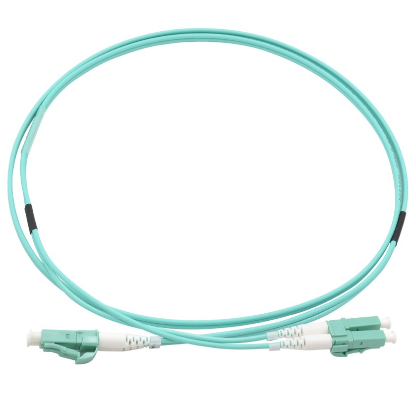 PATCH CORD DE FIBRA OPTICA SC/SC DUPLEX MULTIMODO OM3 COLOR AQUA DE 3 METROS - NEXCONEC