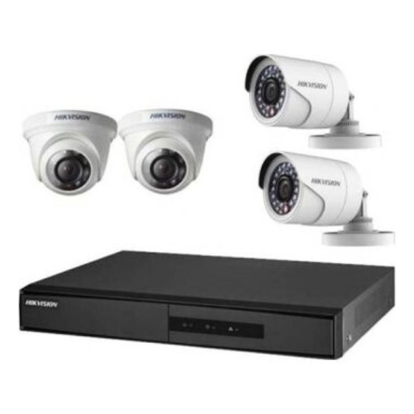 Hikvision - DVR + camera(s) - 1xDS-7204HGHI-K1