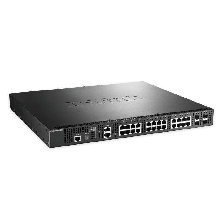 SWITCH 20 PUERTOS, DXS-3400-24SC, D-LINK, 10GbE SFP, 4Port 10GBase-T/SFP