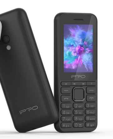 CELULAR IPRO F241, 2.4", 1400MAH, 2G, BLACK