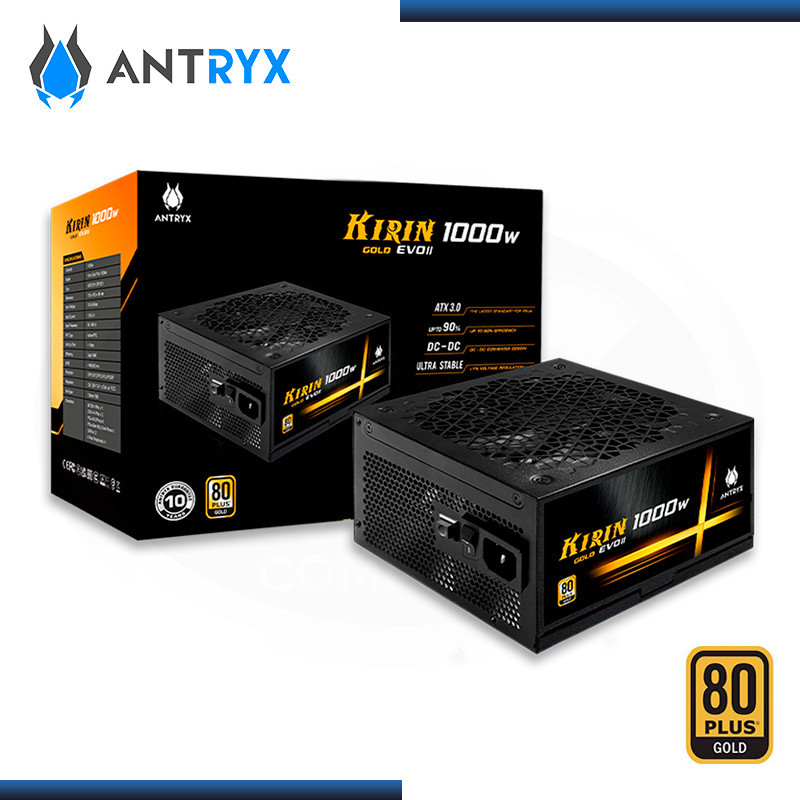 FUENTE 850W 80plus GOLD ANTRYX KIRIN GPX850S FM