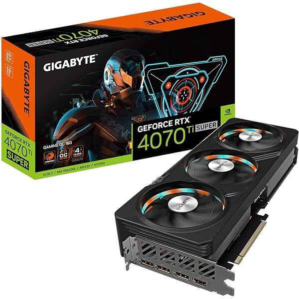 tarjeta de video gigabyte geforce rtx 4070 ti super windforce oc 16g, 16gb gddr6x, pc