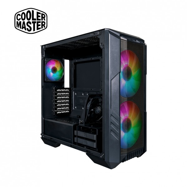 CASE COOLER MASTER HAF 500 BLACK C/VENTANA TRANSP. ACERO