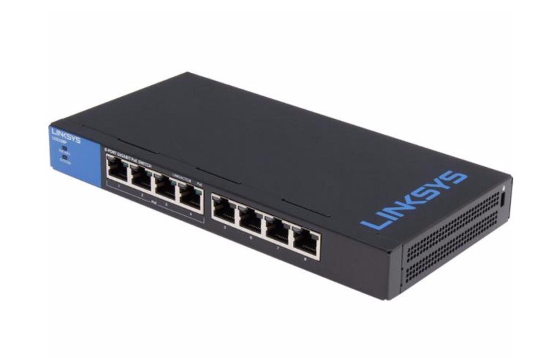 Linksys LGS108P - Conmutador  - sin gestionar