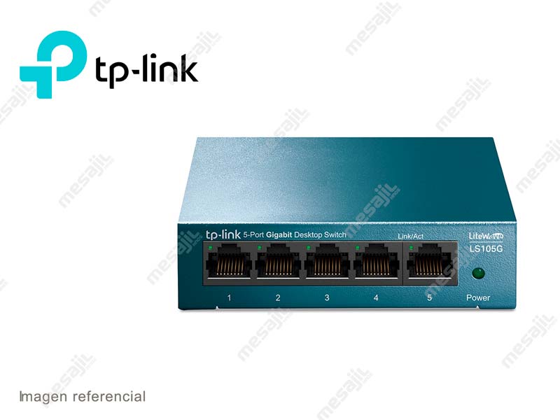 SWITCH 5 PUERTOS  10/100/1000 C/METAL  LS105G TP-LINK