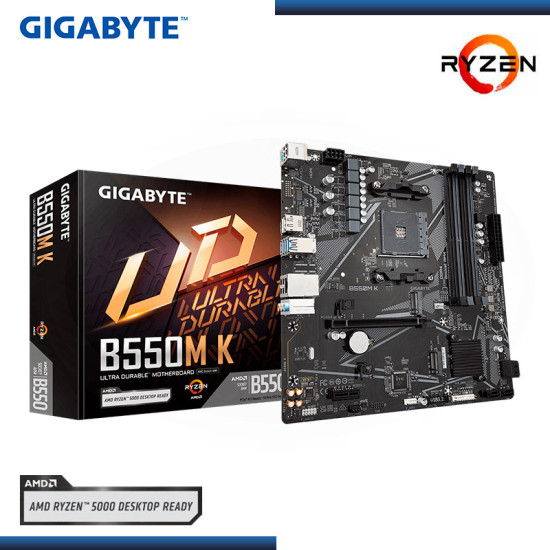 motherboard gigabyte b550m k (rev. 1.0) chipset amd b550, socket am4, micro atx[@@@]s