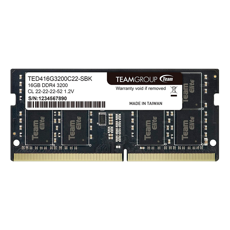 MEM. RAM TEAM GROUP ELITE SODIMM 16GB DDR4 3200 MHZ