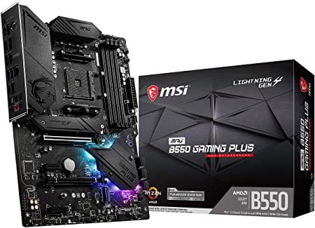 MB MSI-AMD MPG B550 GAMING PLUS 4 DDR4 128 GB 4400 MHZ HDMI DP ATX