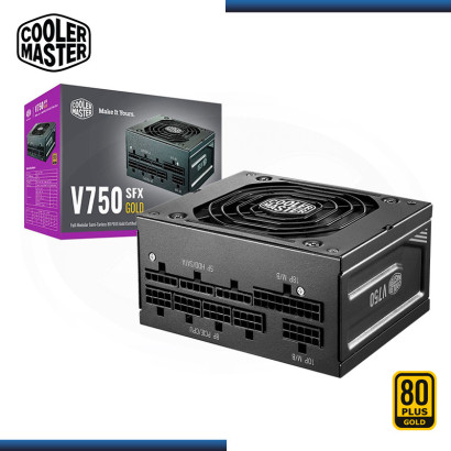 FUENTE PODER COOLER MASTER V SFX GOLD 750W A/US CABLE MPY-7501-SFHAGV-US