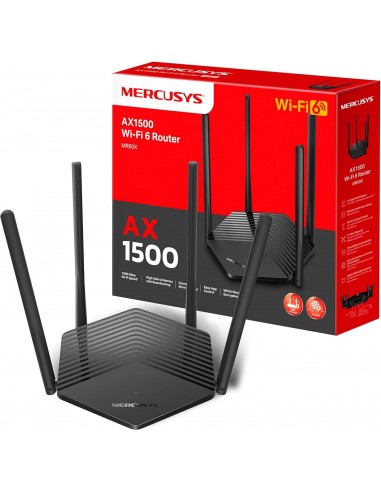 ROUTER Wireless Dual Band AX1500 MR60X MERCUSYS Wi-Fi 6, 300 Mbps