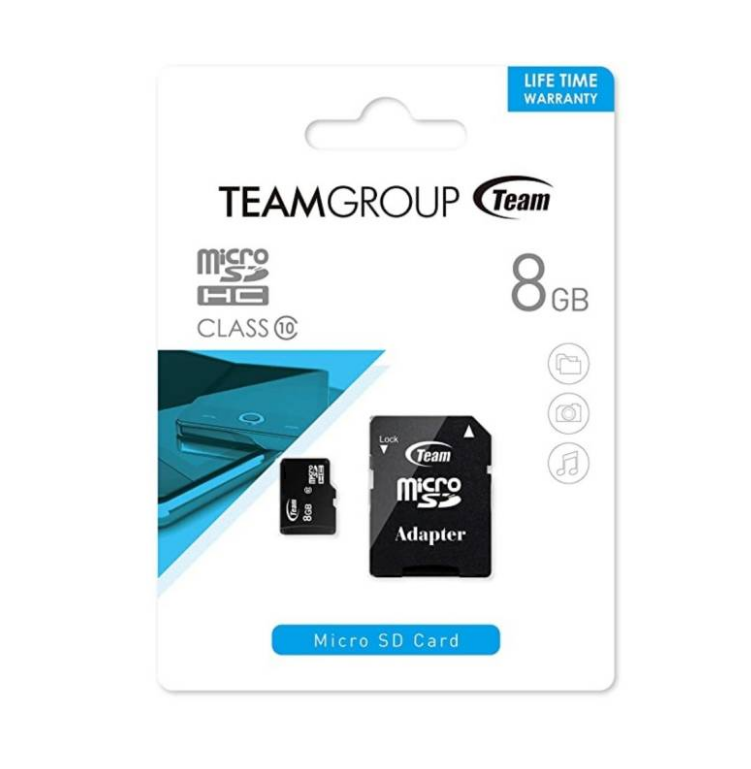 MEMORIA MICROSDHC 8GB CL.10 + ADAP. TEAM GROUP