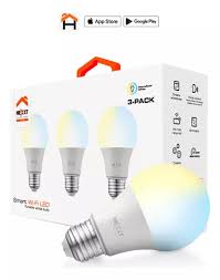 Nexxt Solutions Connectivity - Light Bulb - A19 CCT 220V 3PK