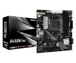 Asrock Placa Base de computador de escritorio ASRock B450M/ac R2.0 - AMD B450 Conjunto de Circuitos Integrados - Socket AM4 - Micro ATX - Ryzen 3, Ryzen 5 Processor Supported - 128GB DDR4 SDRAM Maximum RAM - DIMM, UDIMM - 4 x Memory Slots - Gigabit Ethern