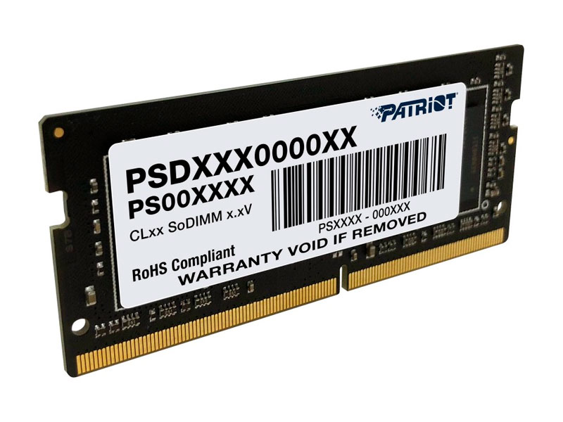 MEMORIA DDR4 3200 PATRIOT SIGNATURE 16GB (1X16GB) CL22 SODIMM