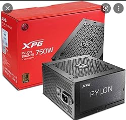 FUENTE DE PODER XPG PYLON 750W 80+ BRONZE PYLON750B-BKCUS