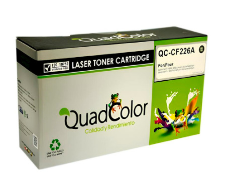 TONER QuadColor CF-226A BK Con Chip