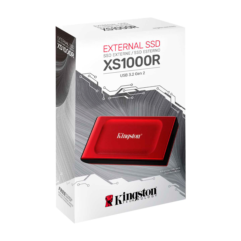 SSD EXT KING XS1000 2TB RED