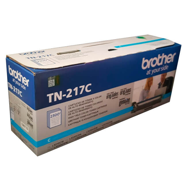 TONER BROTHER TN-217C CYAN P/HLL3270CDW / DCPL3551CDW / MFCL3750CDW (2300 P