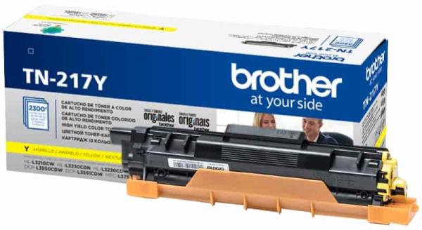 TONER BROTHER TN-217Y YELLOW P/HLL3270CDW/DCPL3551CDW/MFCL3750CDW (2300 PAG
