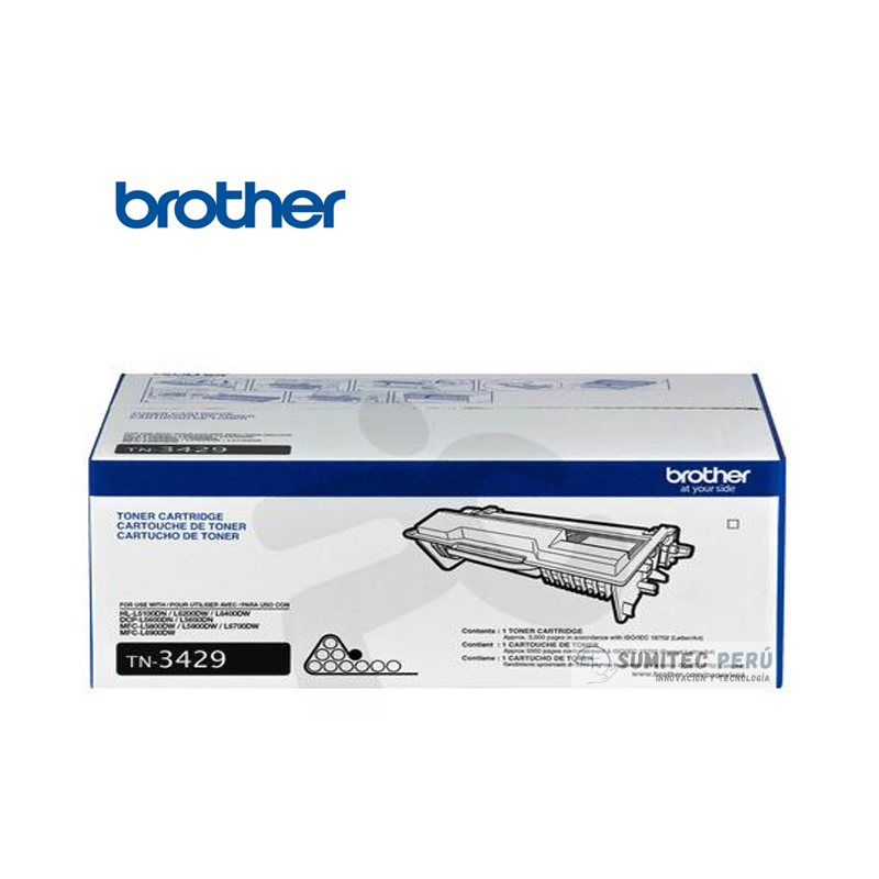 TONER BROTHER TN-3429 P/HLL5100DN DCPL5650DN MFCL5900DW MFCL6700DW 3000PAG 