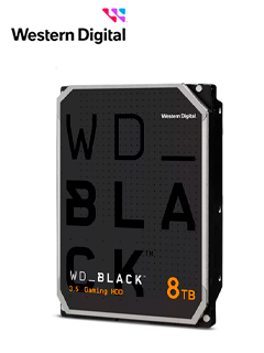 HD WD BLACK 8TB SATA3 7200 RPM