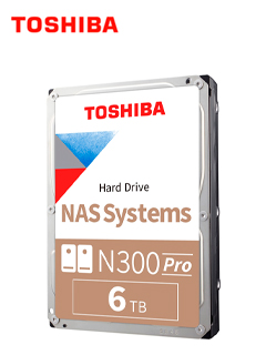 HD TOSHIBA N300 PRO 6TB NAS