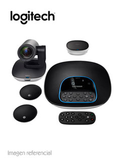 Logitech GROUP - Kit de videoconferencia - con Logitech Expansion Microphones