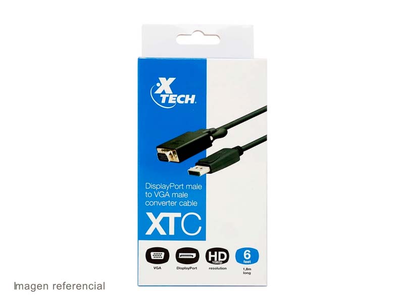 Xtech - DisplayPort / VGA Cable - 6ft XTC-342